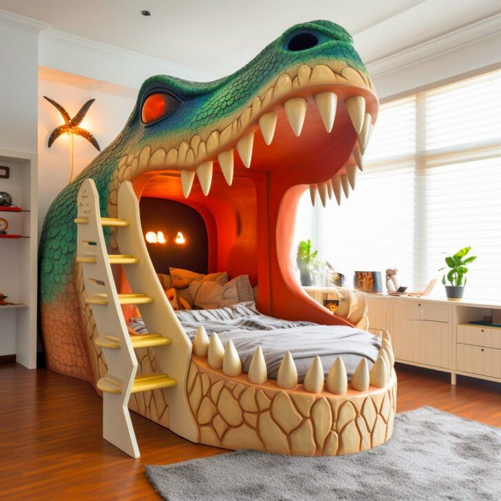 Optimizing Space with Dino Bunk Beds