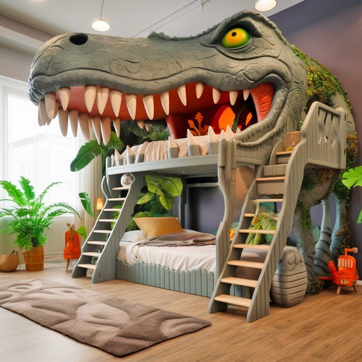 Incorporating Dinosaur-Themed Artwork and Accessories