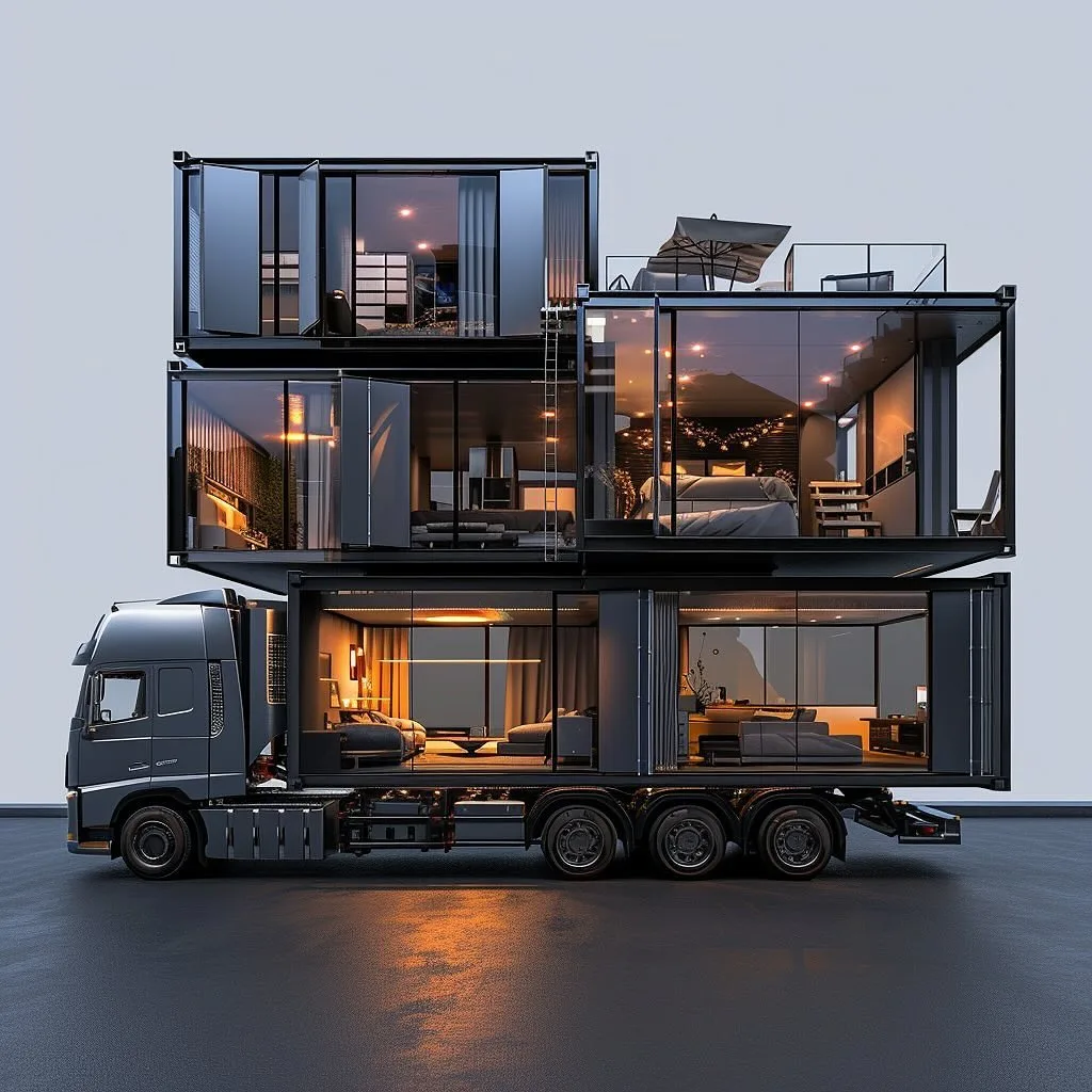 Highway Castles: Semi-Truck RV Conversions with Balconies That Define Luxury Travel