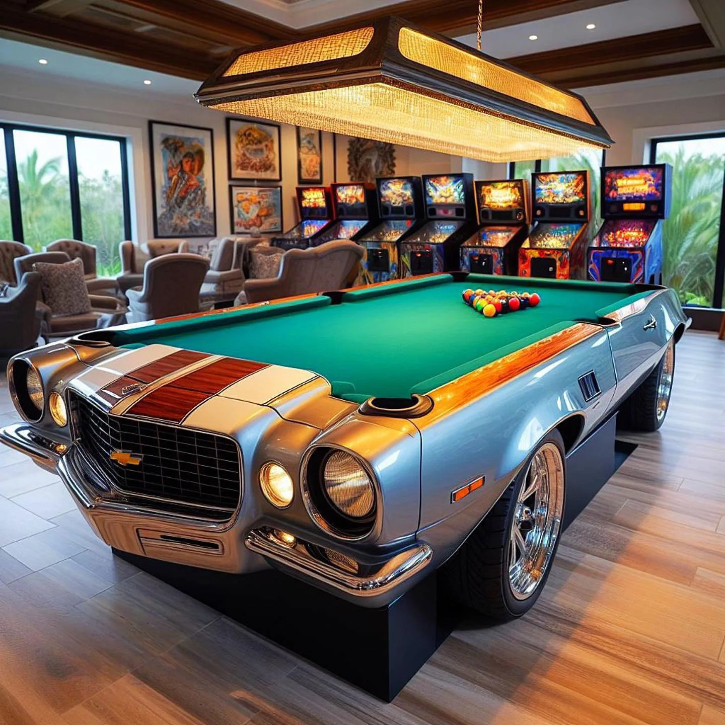 The allure of luxury pool table designs