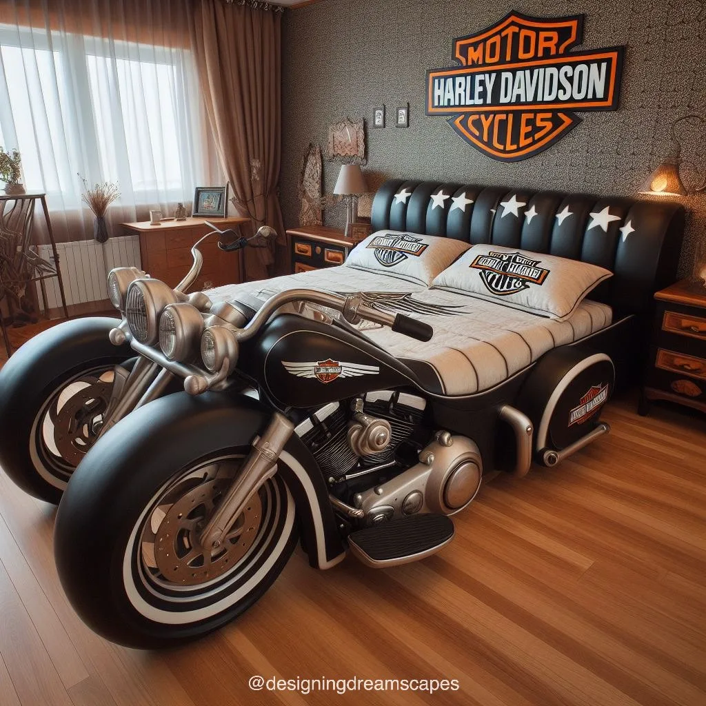 Ride into Comfort: Harley Davidson Bed for Motorcycle Enthusiasts