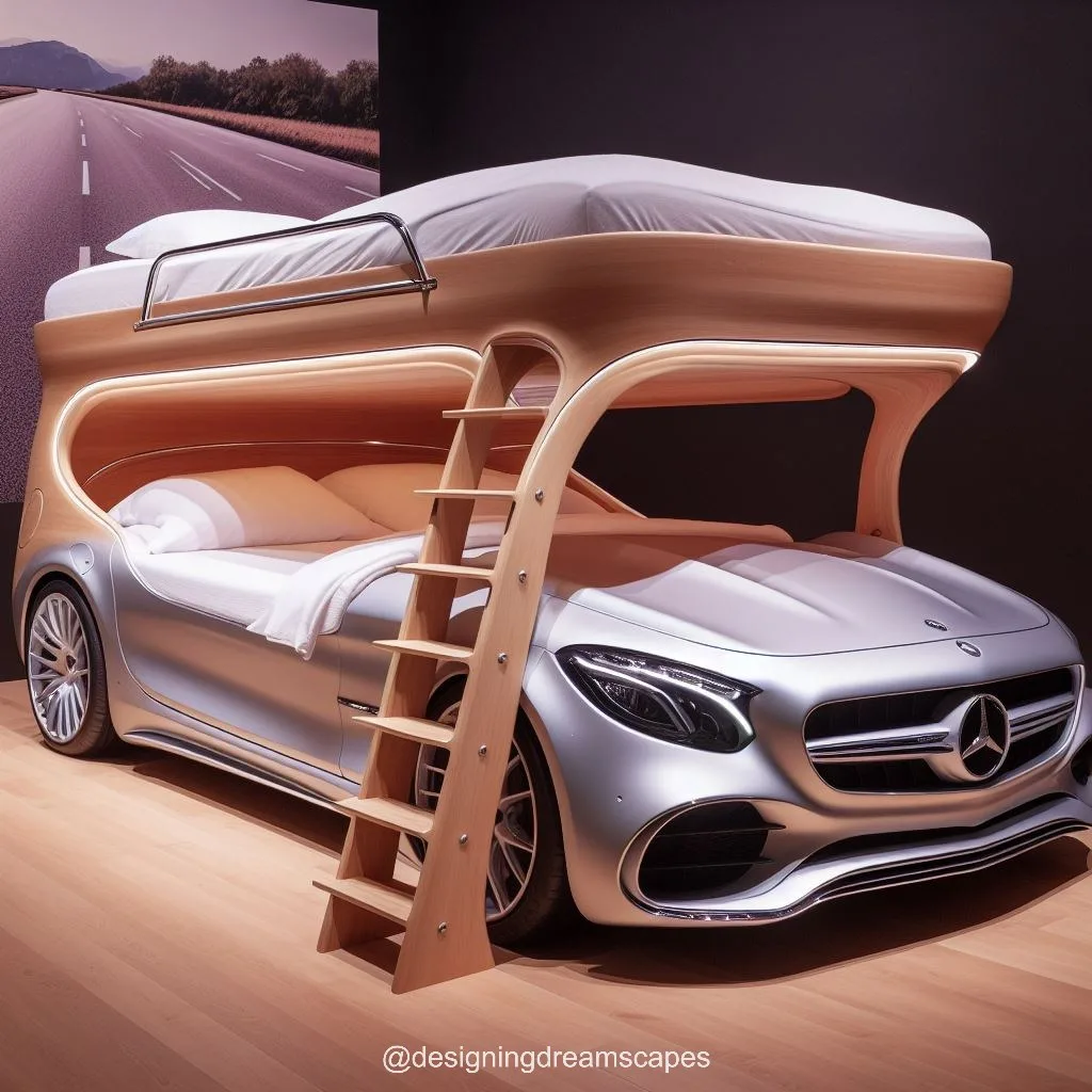 Luxury Living: Mercedes-Inspired Bunk Bed Redefines Kids' Bedrooms