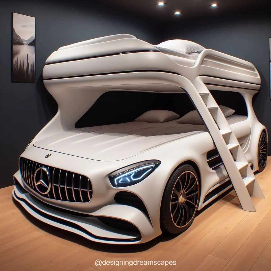 Luxury Living: Mercedes-Inspired Bunk Bed Redefines Kids' Bedrooms