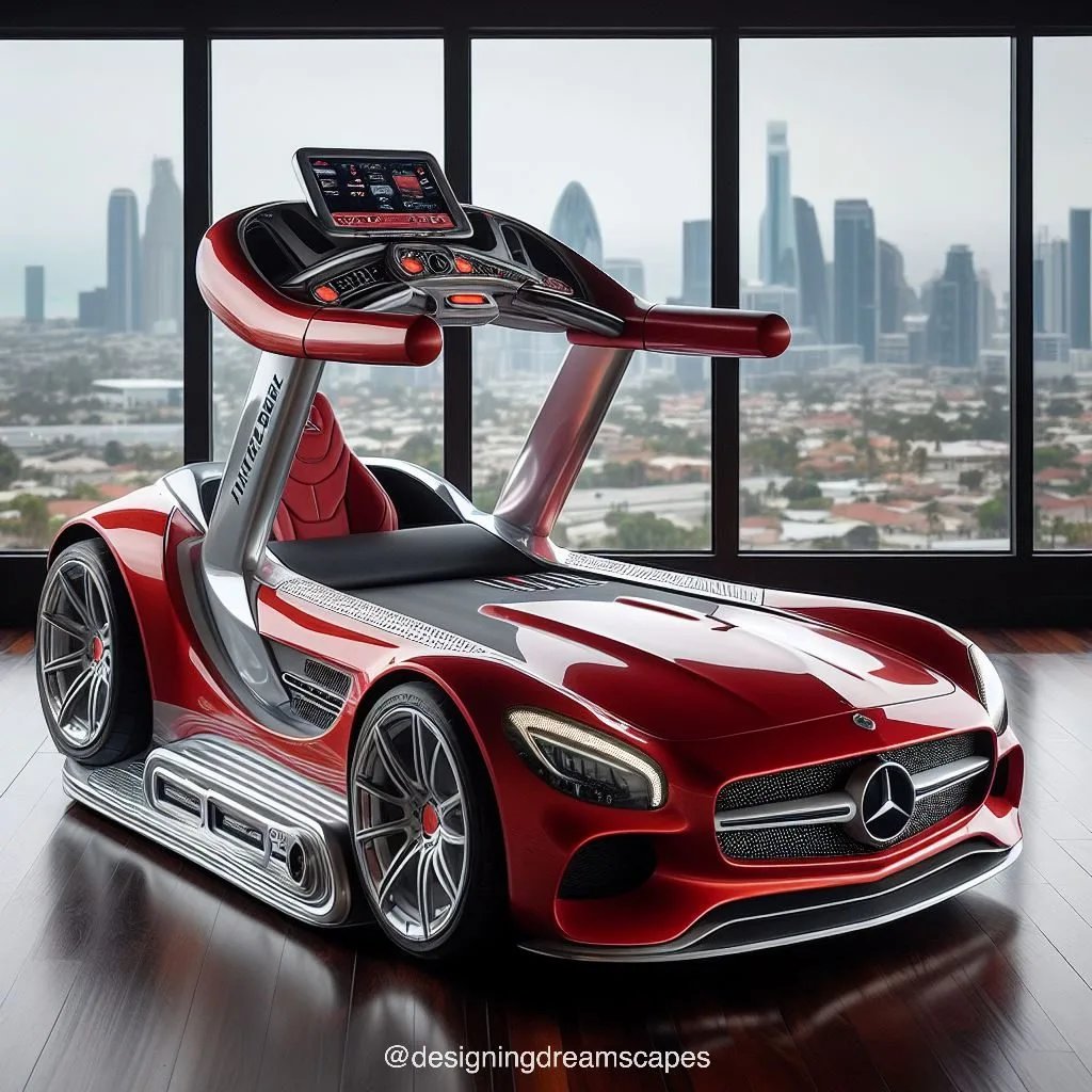 Experience Luxury Fitness: Mercedes-Inspired Treadmill for Elite Workouts