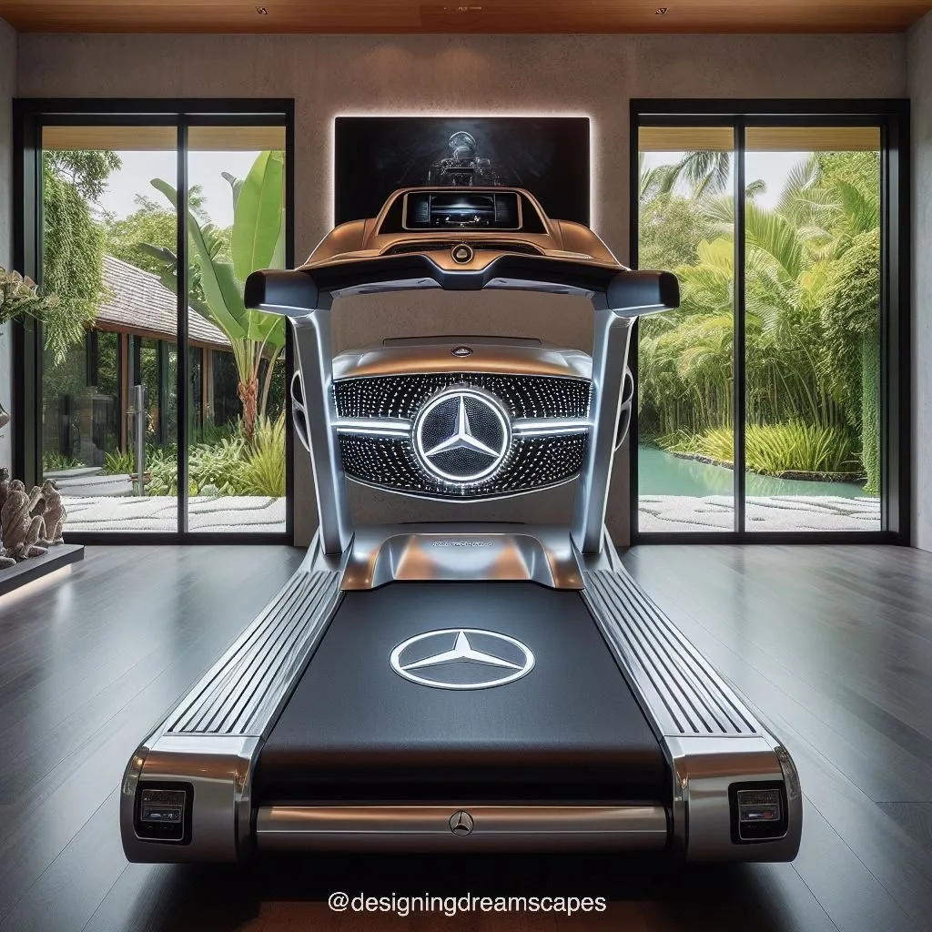 Experience Luxury Fitness: Mercedes-Inspired Treadmill for Elite Workouts