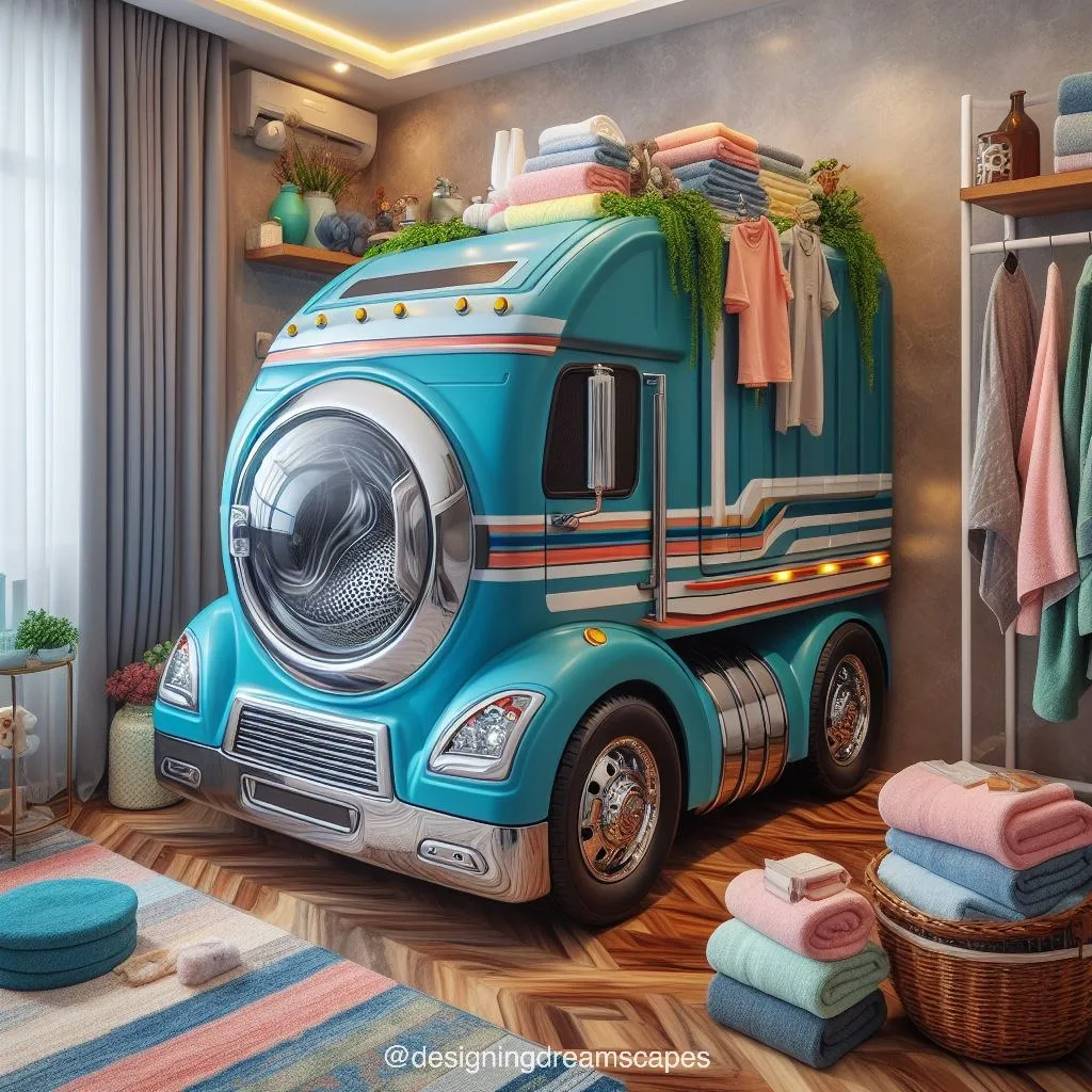 How Semi Truck-Inspired Washing Machines Save Time