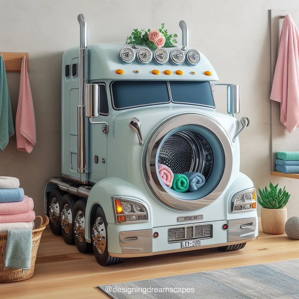 The Impact of Semi Truck-Inspired Washing Machines