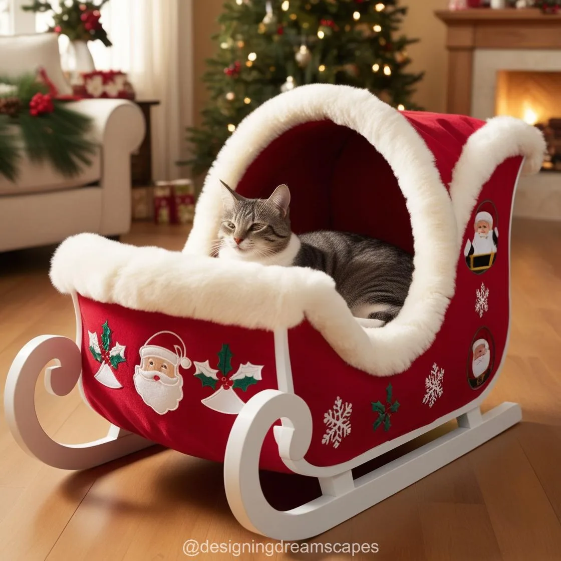 3. Different Types of Sleigh Cat Beds: Material Choices and Styles