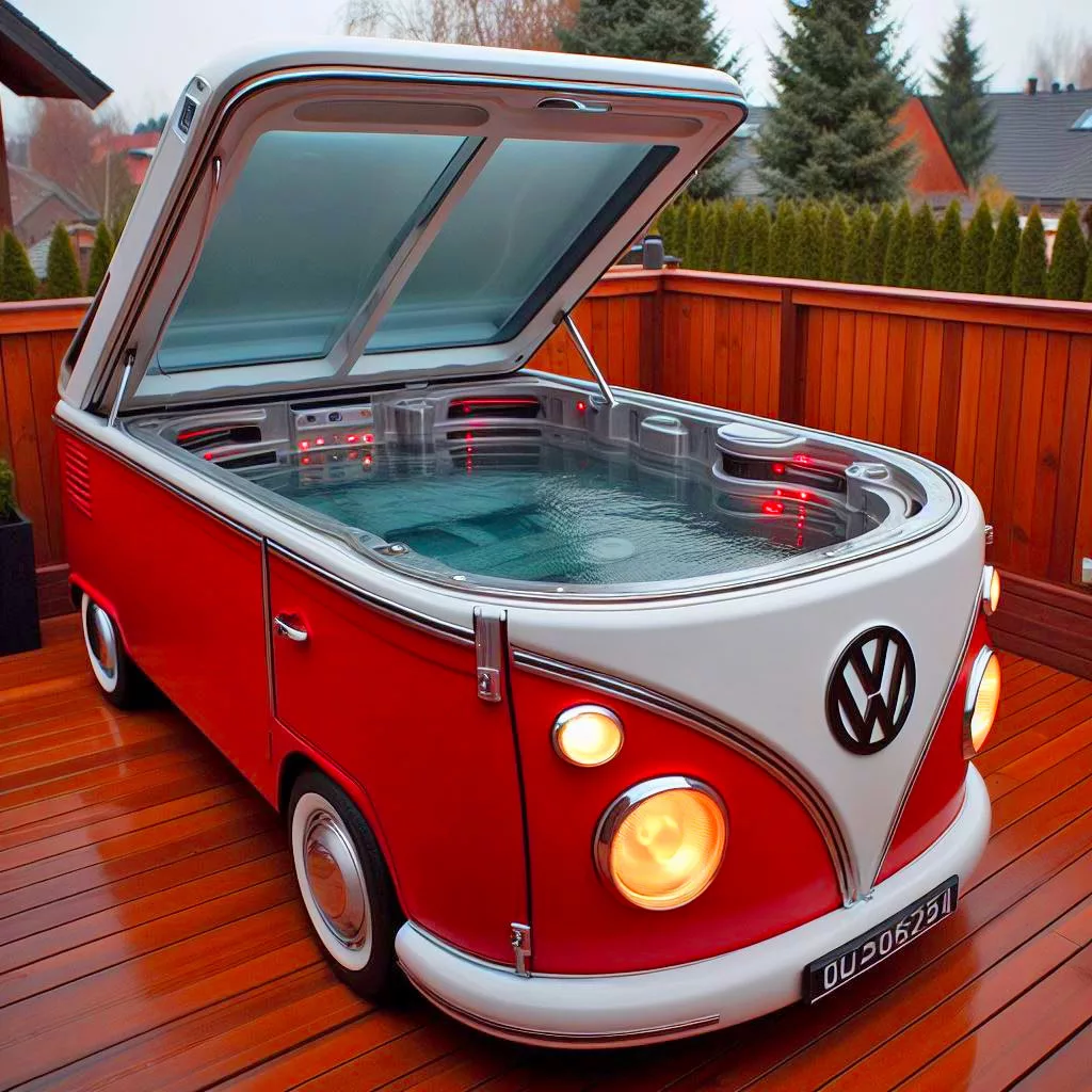 Where to Find or Purchase Volkswagen Bus Hot Tubs