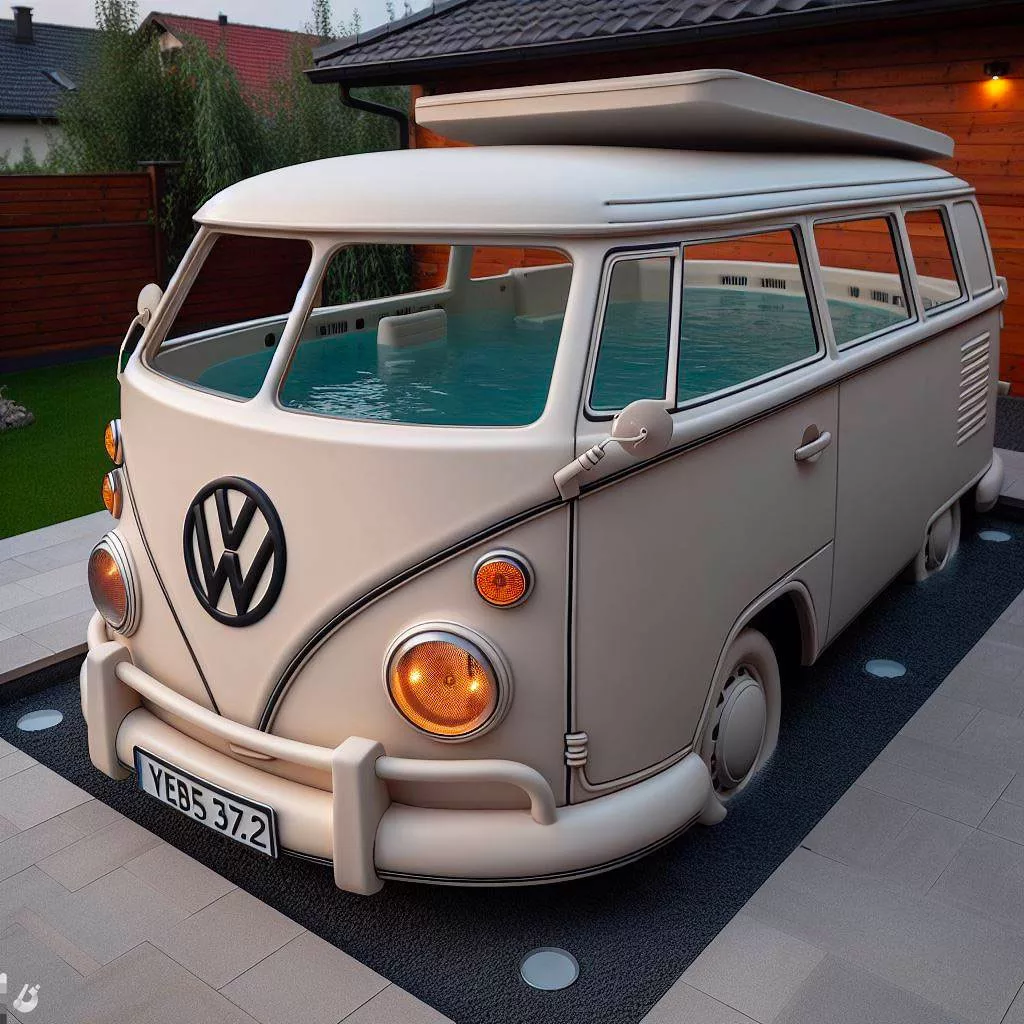 Appeal and Desirability of Owning a Volkswagen Bus Hot Tub