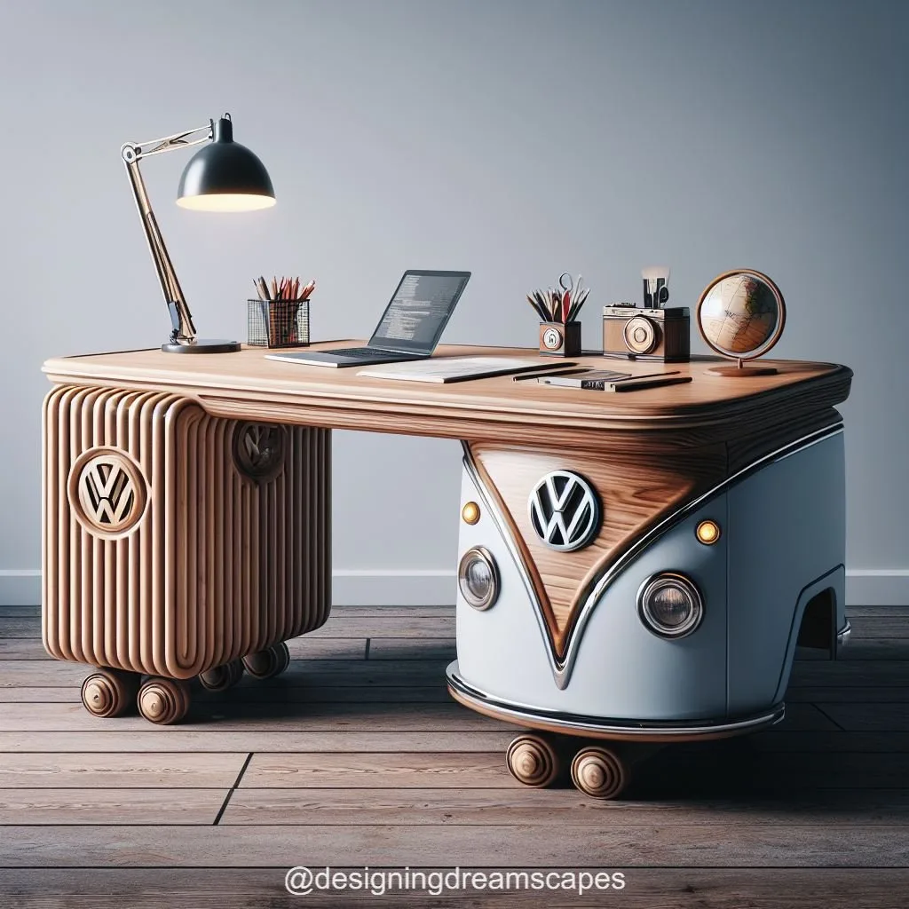 Volkswagen Inspired Desk: Drive Your Workstation Style Forward