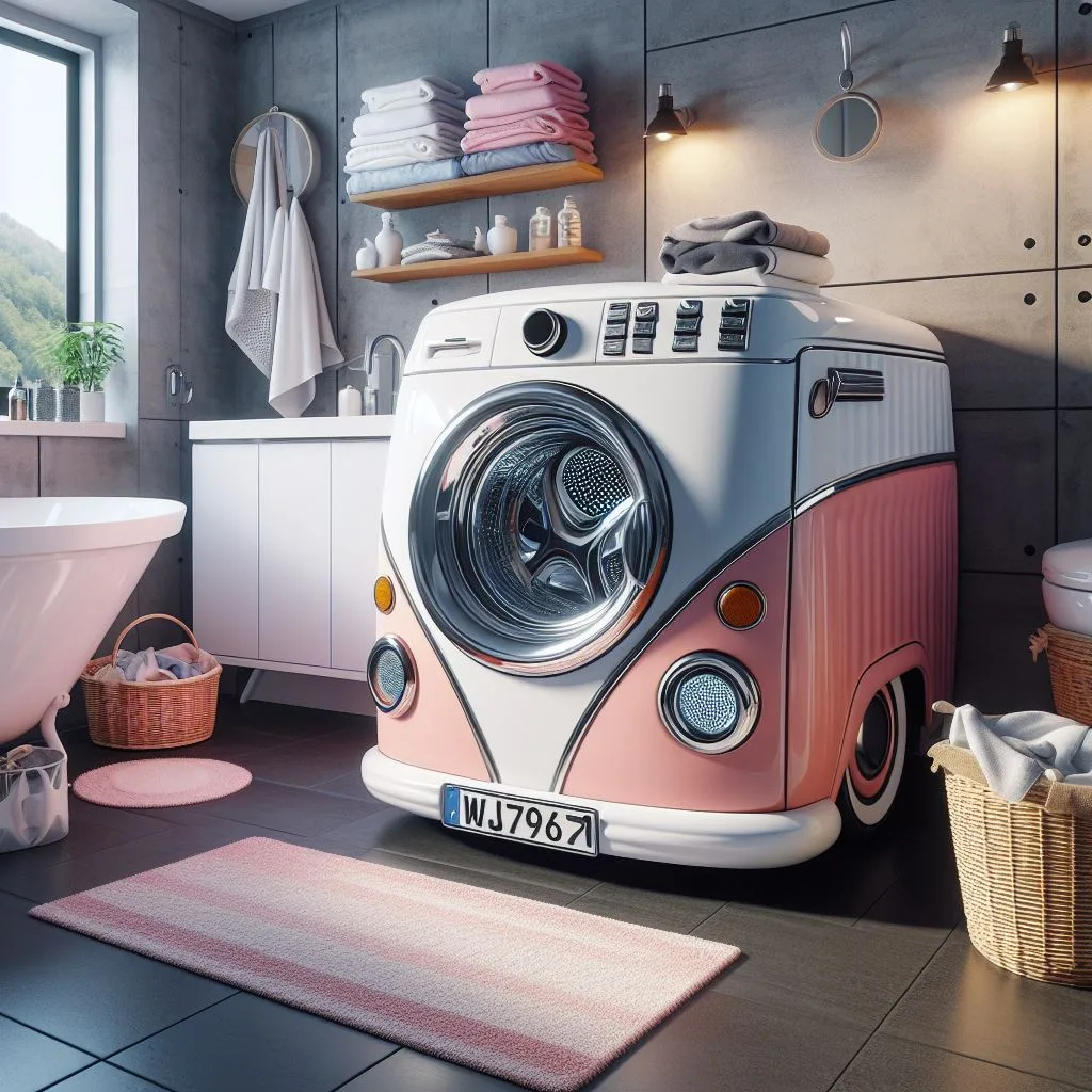 Volkswagen-Inspired Washing Machines: Reviving Retro Vibes in Laundry