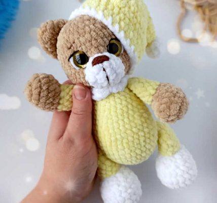 Crochet Plush Teddy Bear Amigurumi Free Pattern