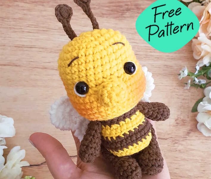 Cute Bee Amigurumi Free Pattern