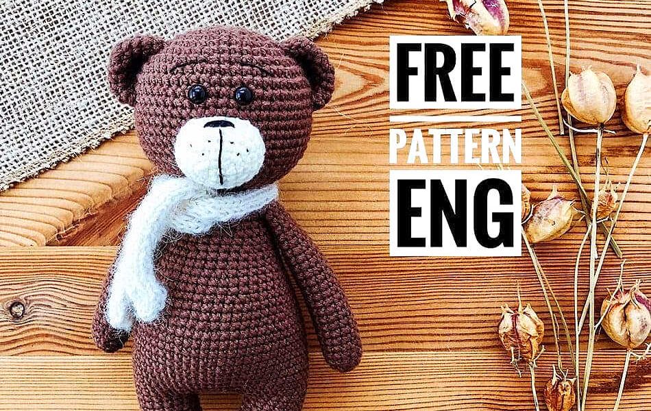 Amigurumi Free Bruno The Bear Pattern