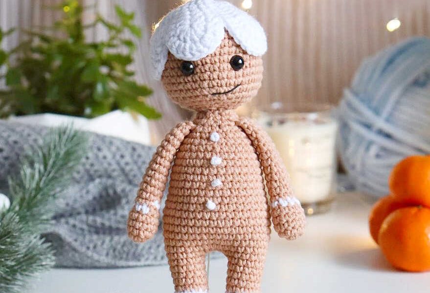 Amigurumi Gingerbread Man Crochet Free Pattern