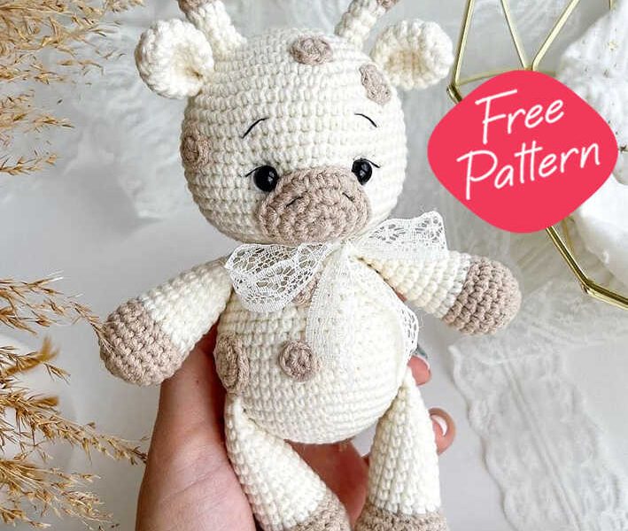 Amigurumi Baby Giraffe Free Crochet Pattern