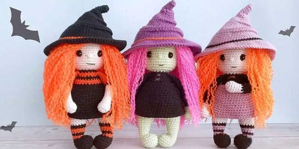 Amigurumi Halloween Witch Crochet Free Pattern