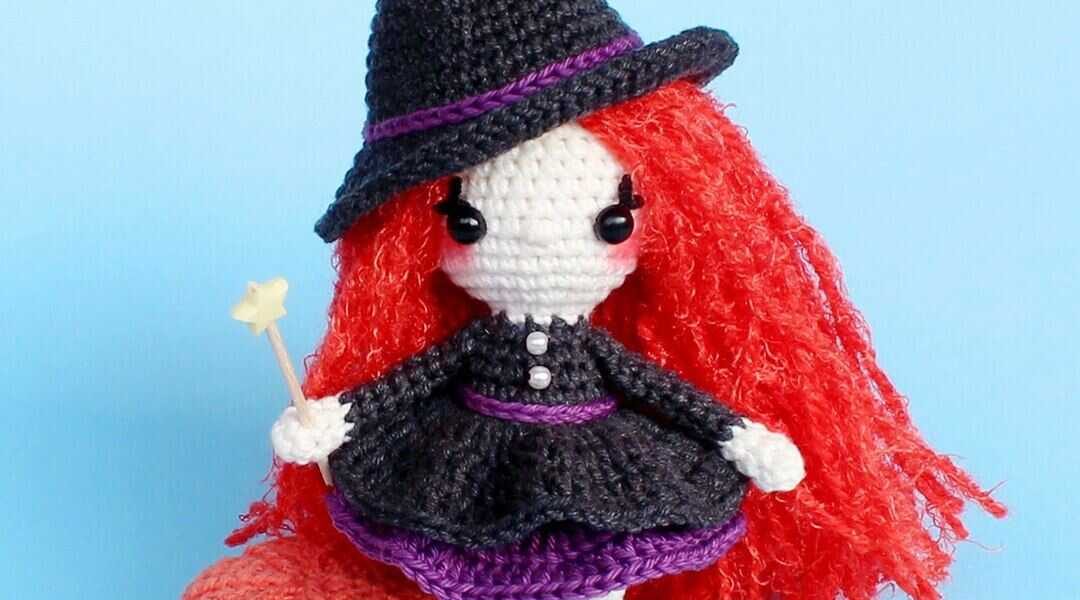 Cute Witch Amigurumi Free Pattern