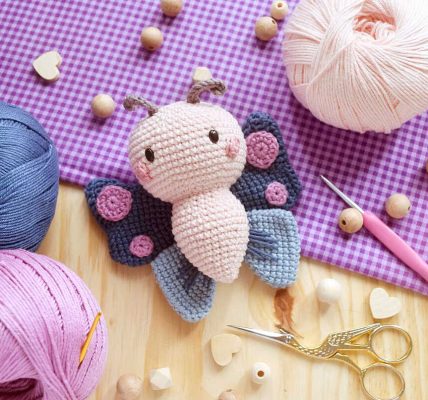 Amigurumi Cute Butterfly Free Pattern