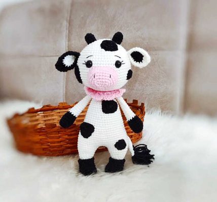 Crochet Cute Cow Amigurumi Free Pattern