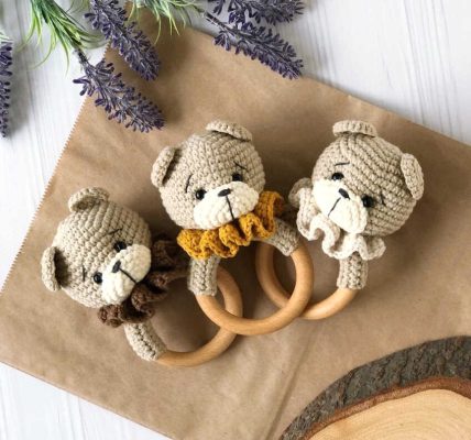 Amigurumi Baby Rattle Crochet Free Pattern