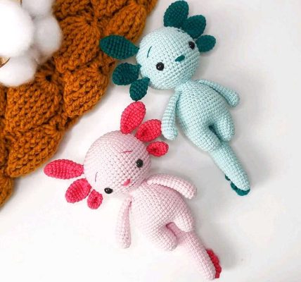 Crochet Axolotl Amigurumi Free Pattern