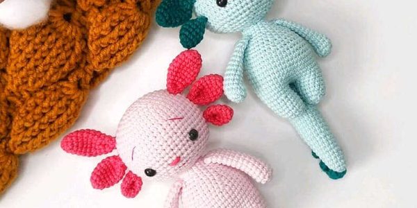 Crochet Axolotl Amigurumi Free Pattern