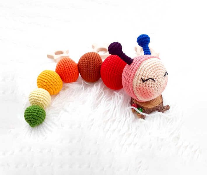 Crochet Caterpillar Amigurumi Free Pattern