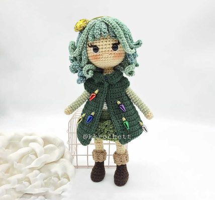 Crochet Christmas Doll Amigurumi Free Pattern