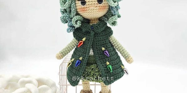 Crochet Christmas Doll Amigurumi Free Pattern