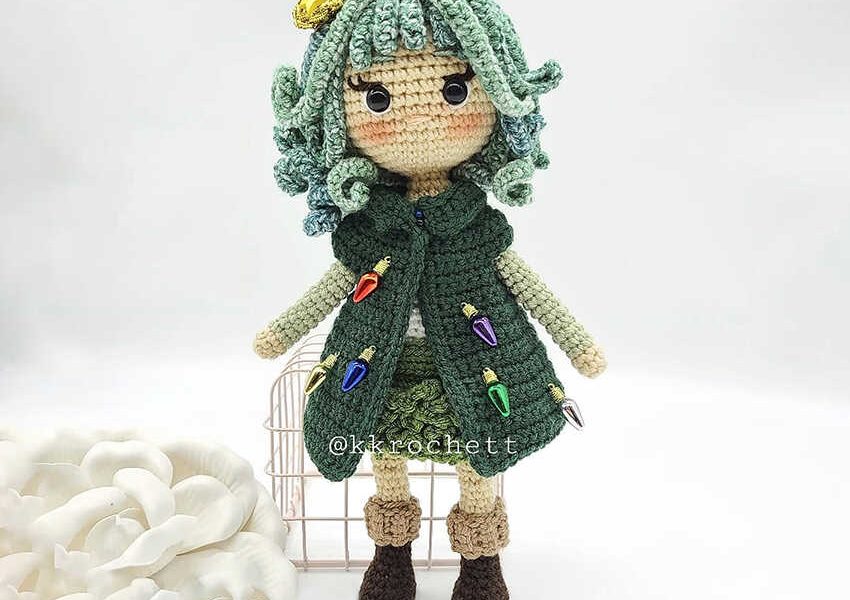 Crochet Christmas Doll Amigurumi Free Pattern