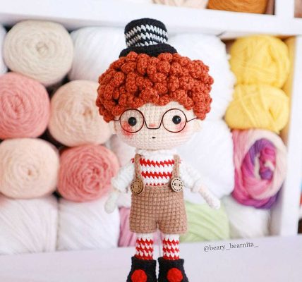 Crochet Clown Amigurumi Free Pattern