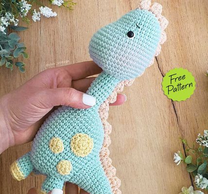 Amigurumi Cute Dinosaur Free Pattern