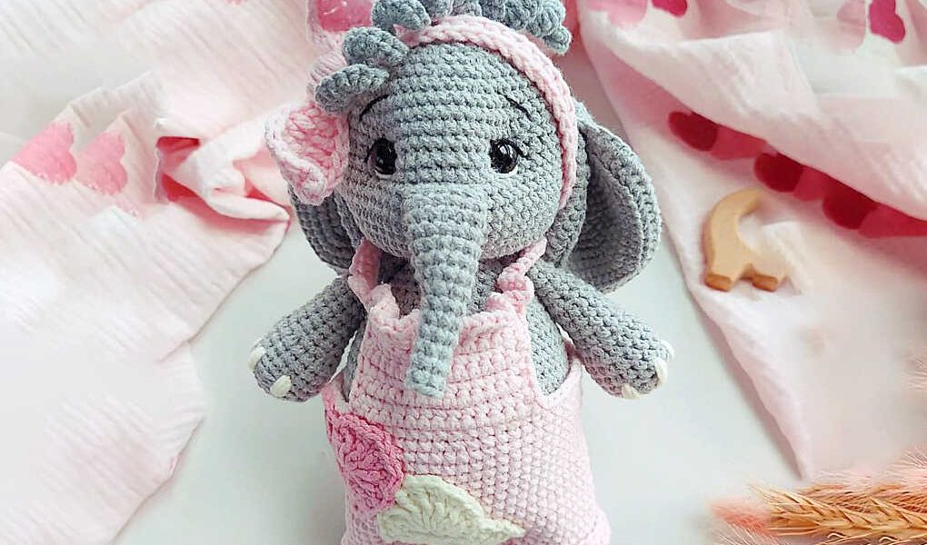 Crochet Cute Elephant Free Pattern