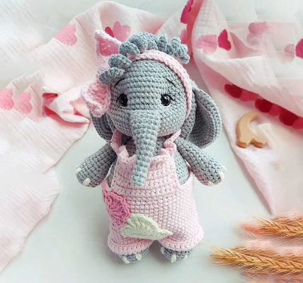 Crochet Cute Elephant Free Pattern