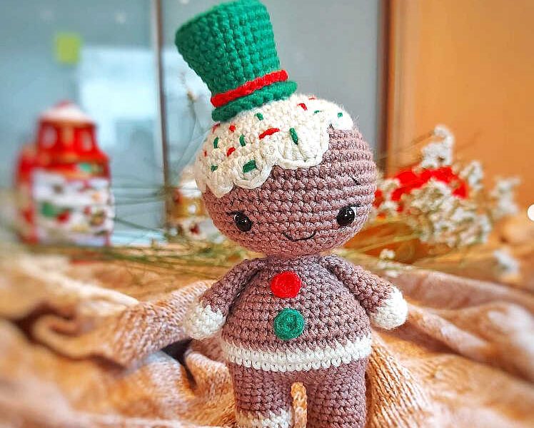 Amigurumi Gingerbread Man Free Pattern