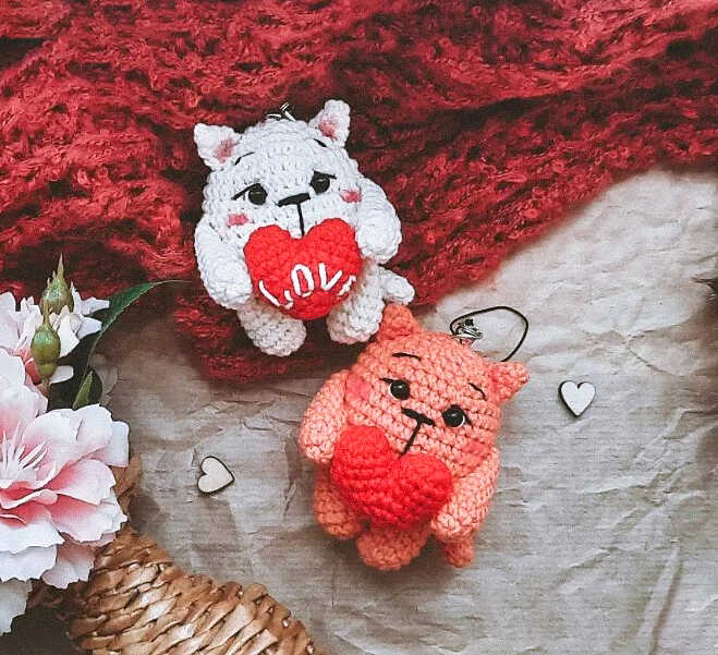 Crochet Amigurumi Keychain Free Pattern