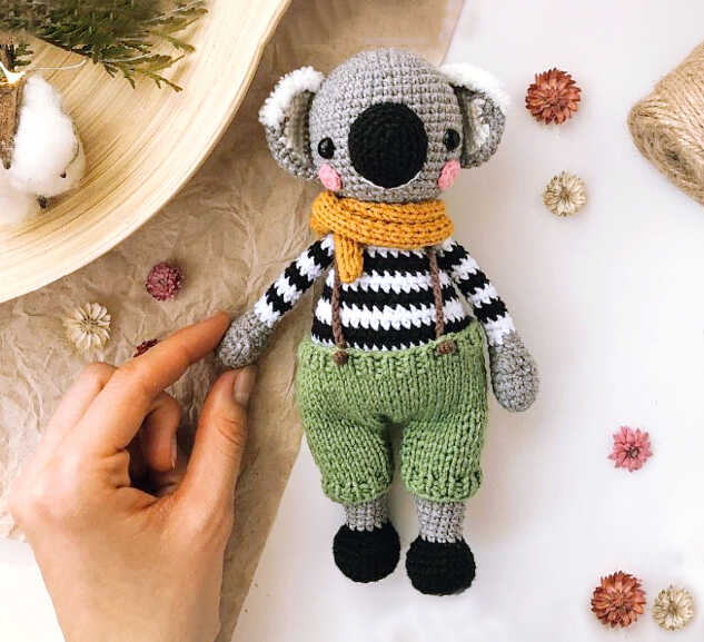 Amigurumi Mr. Koala Free Pattern 