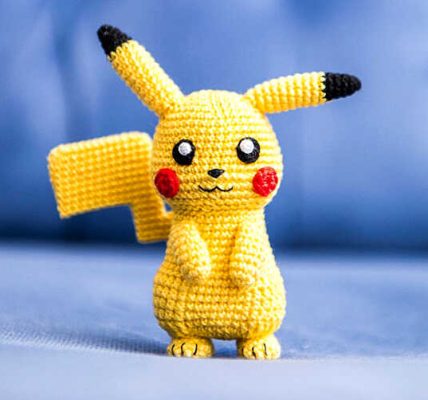 Amigurumi Pikachu from Pokemon Crochet Free Pattern