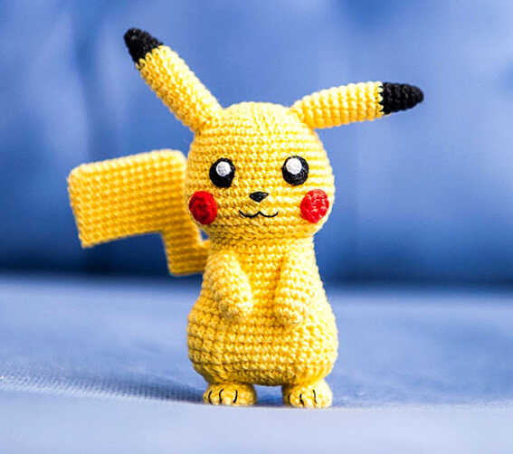 Amigurumi Pikachu from Pokemon Crochet Free Pattern