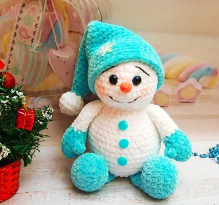 Amigurumi Plush Snowman Free Pattern