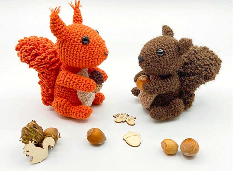 Crochet Squirrel Amigurumi Free Pattern