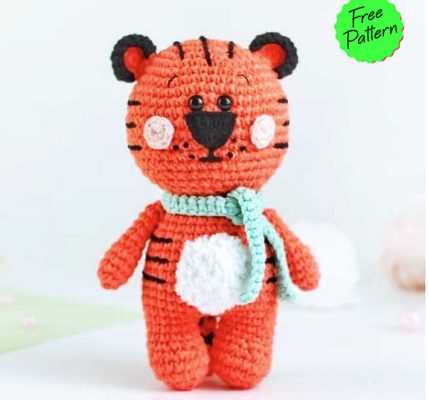 Amigurumi Cute Tiger Free Pattern