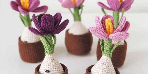 Amigurumi Flower Free Pattern