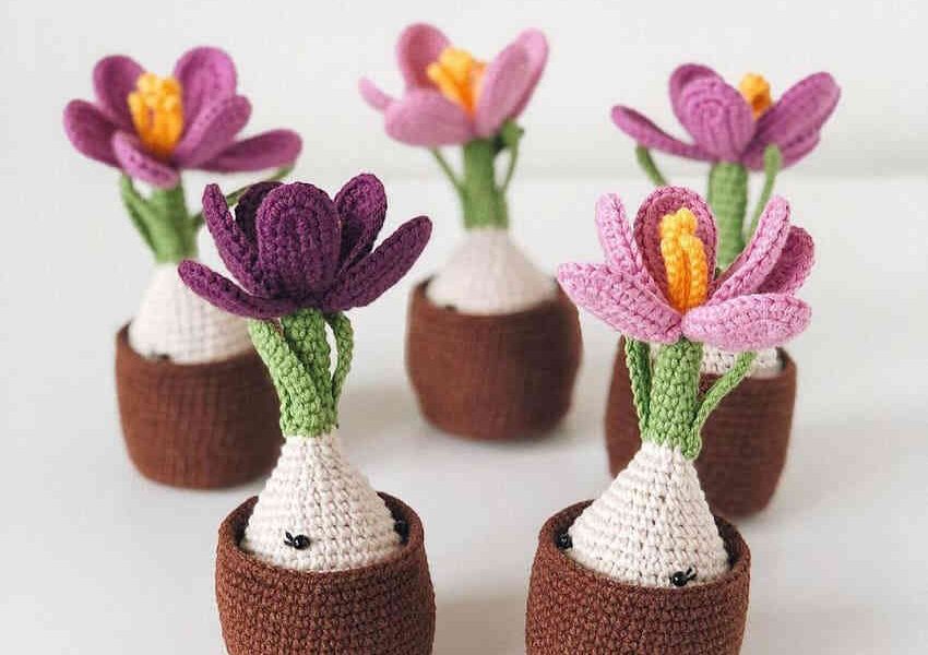 Amigurumi Flower Free Pattern